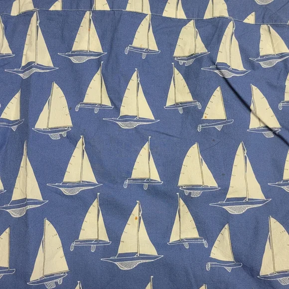 J. Crew Nautical Sailboat Short Sleeve Button Down Shirt - Picture 5 of 8